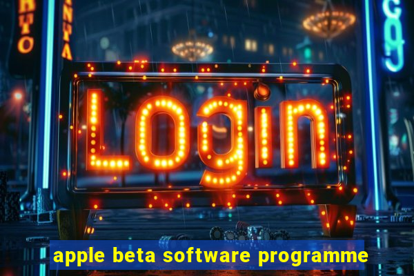 apple beta software programme